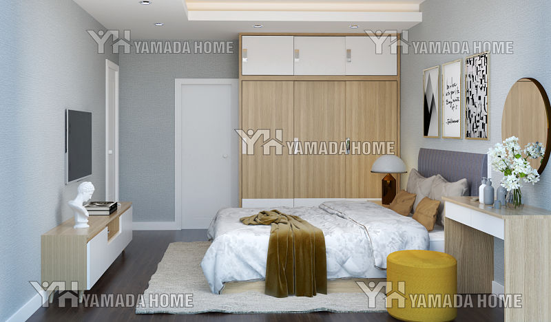Thiết kế phòng ngủ 14m2 chung cư Complex - Yamada Home