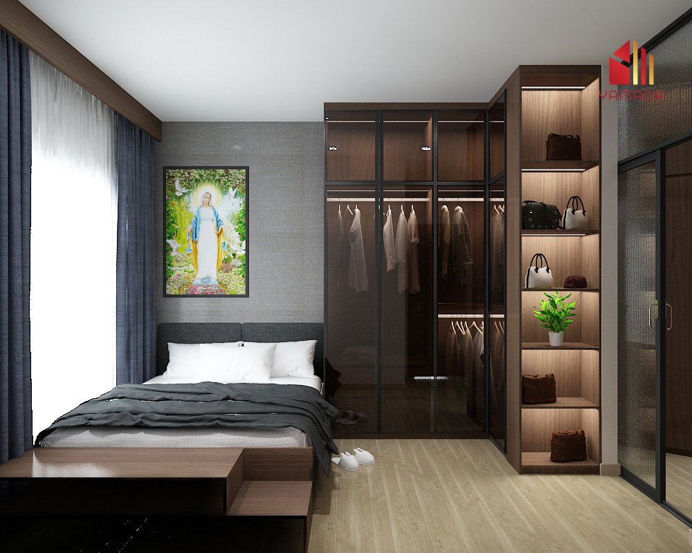 Thi công căn hộ 02 ngủ 72m2